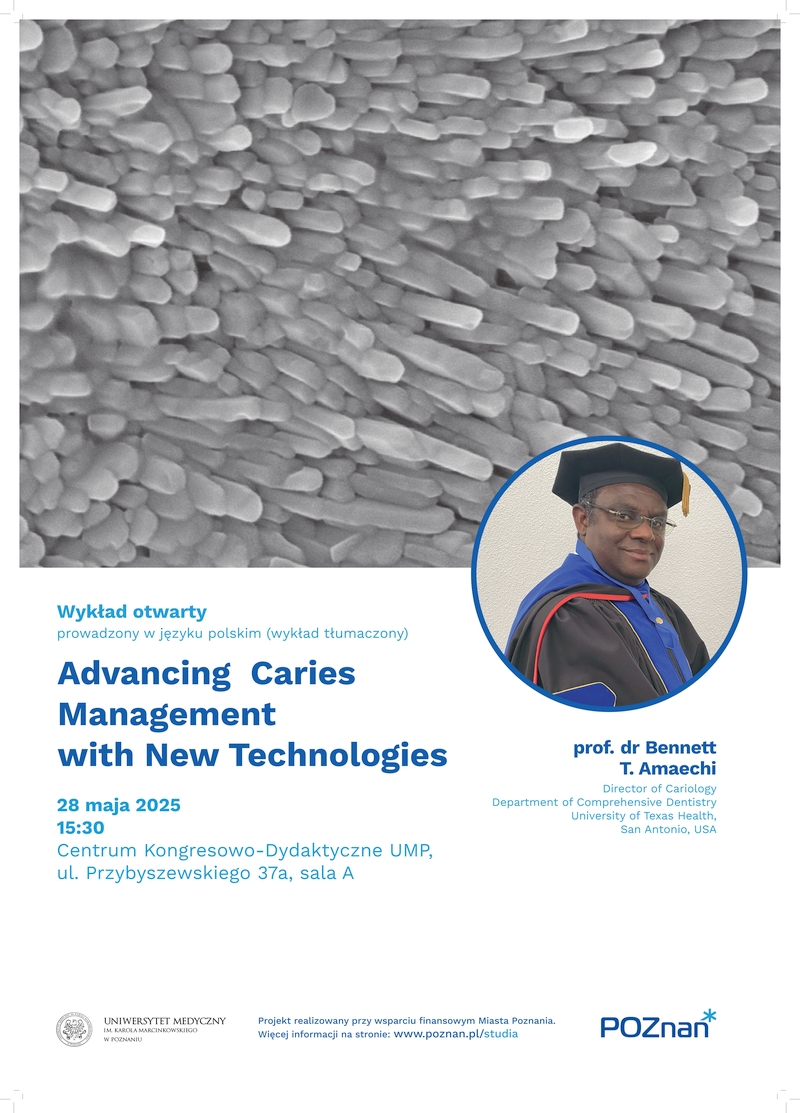 Poster with invitation to the guest lecture event